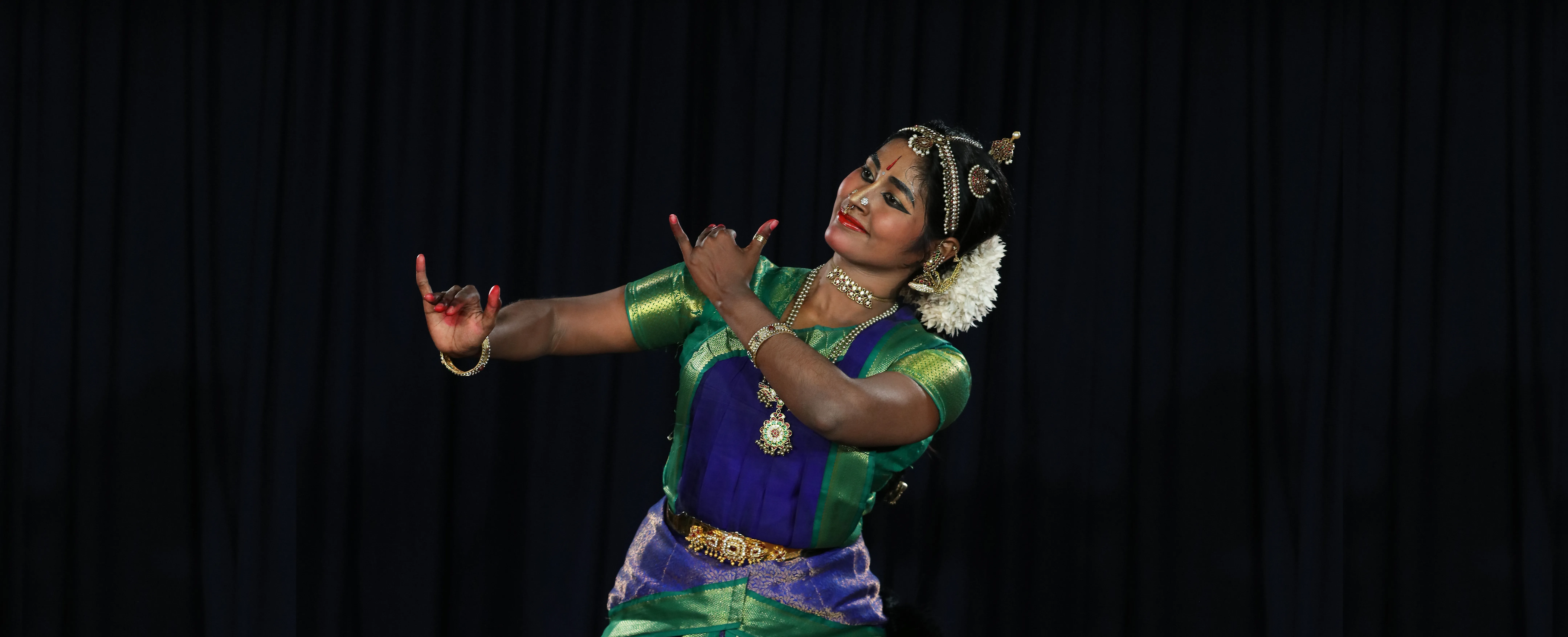 Bharatanatyam performance — mudras